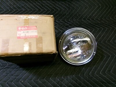 CONJUNTO DE LÂMPADA DE FAROL SUZUKI TS100 TS125 TS185 TS250 NOS OEM 35100-48530 - Imagem 1 de 4