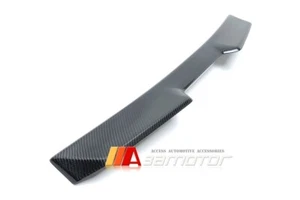 Carbon Fiber V Style Roof Spoiler fits 2022-2024 Subaru Impreza VB S4 WRX Sedan - Picture 1 of 5