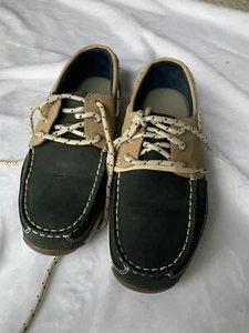 Rockport Works Women Size 9.5m Steel Toe Slip Resistant Sailing Club Loafers - Picture 1 of 5