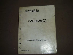 Yamaha Factory service manual YZFR6 LIT-11616-19-78 - Picture 1 of 1