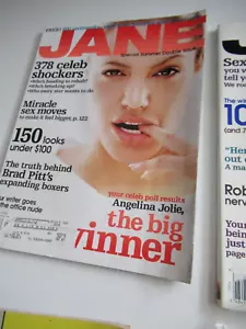 2003 JUNE/JULY JANE MAGAZINE - ANGELINA JOLIE - MINT UNREAD BEST PRICE EBAY!! - Imagen 1 de 1