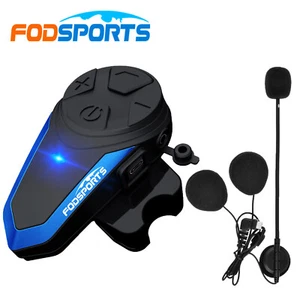 1000m 3 Riders Motorcycle Intercom Bluetooth Helmet Headset BT-S3 Communication - Picture 1 of 12
