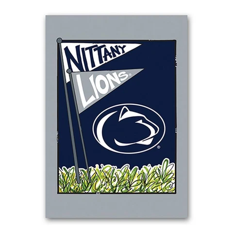 Penn State University House Flag 40x28 Two Sided House Flag Cover
