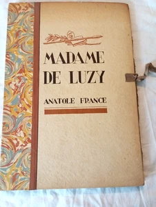 ANATOLE FRANCE MADAME DE LUZY  ILLUSTRE EDDY LEGRAND AVEC SUITE ET DESSIN - Picture 1 of 9
