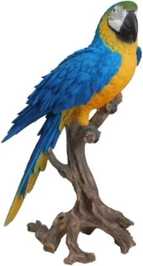 Vivid Arts - Real Life Perched Yellow Macaw Home/Garden Decoration (XRL-MCW7-A) - Picture 1 of 1