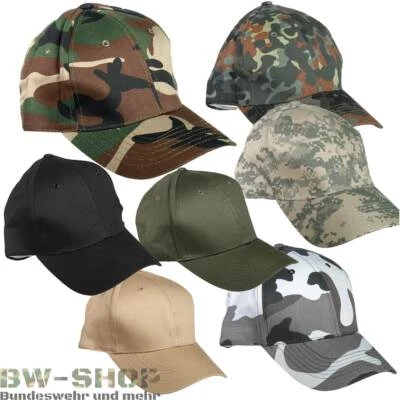 MILITÄR BASECAP SCHIRMMÜTZE ARMEE BASEBALL CAP OUTDOOR FREIZEIT TREKKING KAPPE - Bild 1 von 2