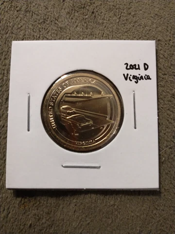 2021 D Virginia American Innovation Dollar (BU) Cover