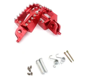ESTRIBERAS CNC PARA CR125 CR250 CRF250R CRF450R 250X 450X PIT BIKE FP07 - Imagen 1 de 2