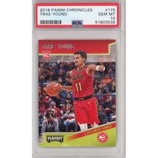 Graded 2018-19 Panini Chronicles TRAE YOUNG #175 Rookie Basketball Card PSA 10