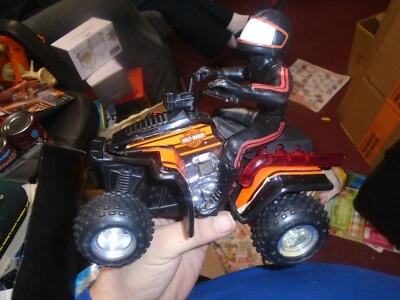 Vintage 1990 Buddy L Harley Davidson ATV and Driver - Image 1 of 3