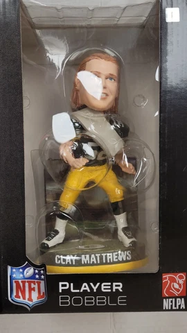 NFL Green Bay Packers Bobble Head, NEW (Clay Matthews) Cover