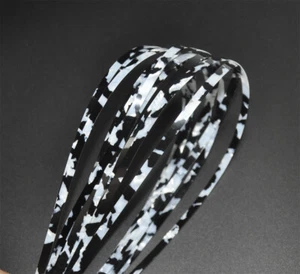 10 pz Strisce Celluloide Righetta Rivestimento Per Bordo Cocca 1000x5x0,46 mm - Foto 1 di 4