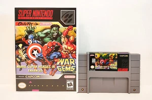 Marvel Super Heroes in War of the Gems Enhanced for Super Nintendo (SNES) - Picture 1 of 2