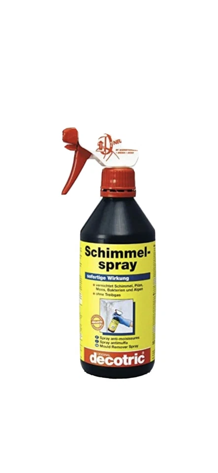AntiMuffa Spray Decortic Elimina Rimuovi Muffa Muschio Alghe 500 ml - Immagine 1 di 1