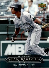2005 Upper Deck First Pitch Tampa Bays Devil Rays Baseball Card #212 B.J. Upton