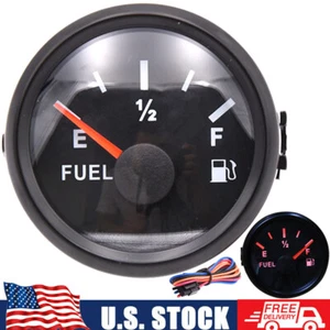 52mm Fuel Level Gauge 0-90ohm Fuel Tank Meter For Car Truck Motorcycle USA STOCK - Picture 1 of 13