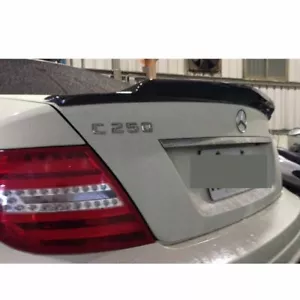 Carbon Fiber For Mercedes Benz C-Class W204 C74 Look Rear Trunk Spoiler 2012 - Picture 1 of 4