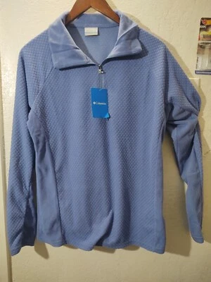 Новый Columbia Glacial IV 1/2 молнии сотовый флисовый пуловер толстовка  - Изображение 1 из 4