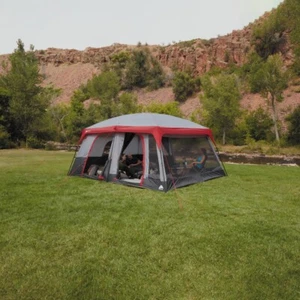 Ozark Trail, 12-Person Cabin Tent, with Convertible Screen.  - Picture 1 of 7