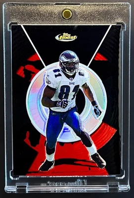 2005 Topps Finest Terrell Owens Black Refractor /99 Eagles - Image 1 of 3