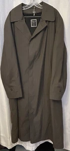 VTG Christian Dior Monsieur Men’s Trench Coat Brown Khaki Wool Liner 46R - Picture 1 of 12