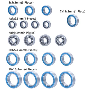 20PC Complete Rubber Sealed Ball Bearing Kit for Team Mini 8ight Buggy 8T Truggy - Picture 1 of 7