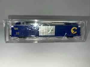 Bluford Shops N Scale C&O 86' Double Door Auto Parts Boxcar #492394~ 86282 - Picture 1 of 7