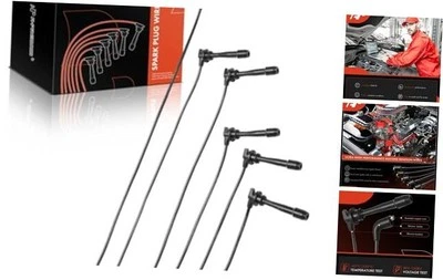 Ignition Spark Plug Wires Set of 6 Compatible with Hyundai Sonata 1999-2005, - Image 1 of 4