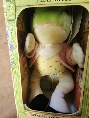 Mr. Jeremy Fisher 9” Plush Frog Beatrix Potter Peter Rabbit Eden Toys NIB - Image 1 of 4