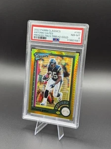 2022 PANINI CLASSICS ANTONIO GATES PREM. ED. TIMELESS TRIBUTES H2 GOLD /99 PSA 8 - Picture 1 of 2