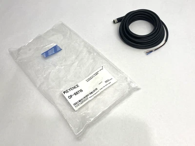 Juego de cables hembra de un solo extremo Keyence OP-88715 M8 4 pines 5 m - Imagen 1 de 4
