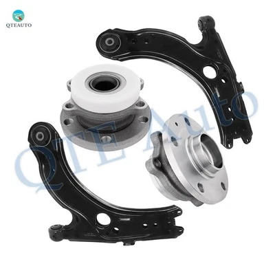 Set 4 Front Lower Control Arm-Wheel Hub Bearing For 2005 2006 Volkswagen Jetta - Image 1 of 4