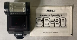 Nikon Autofocus Speedlight SB-20 con manual - Imagen 1 de 5