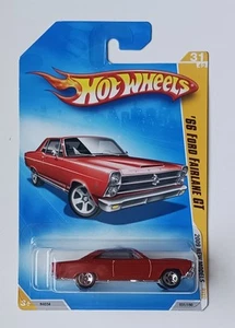 2009 Hot Wheels 66 Ford Fairlane GT Error Car Missing Side Tampo/Graphics - Picture 1 of 2