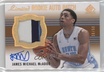 2014 SP Authentic Limited Future Watch /50 James Michael McAdoo Rookie Auto RC - Image 1 of 2