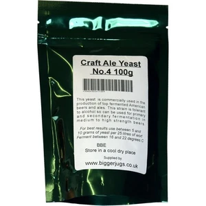 Craft Ale Yeast 100g Pouch For American Style Beers Bigger Jugs No 4 Green Pack - Picture 1 of 1