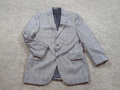 Blazer Daniel Cremieux Loro Piana 38 Gris Traje Deportivo Abrigo Chaqueta Cuadros Canadá Foto 1 de 4