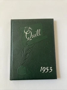 Vintage 1953 Fairfield Iowa High School Annual Yearbook the Quill - Picture 1 of 16