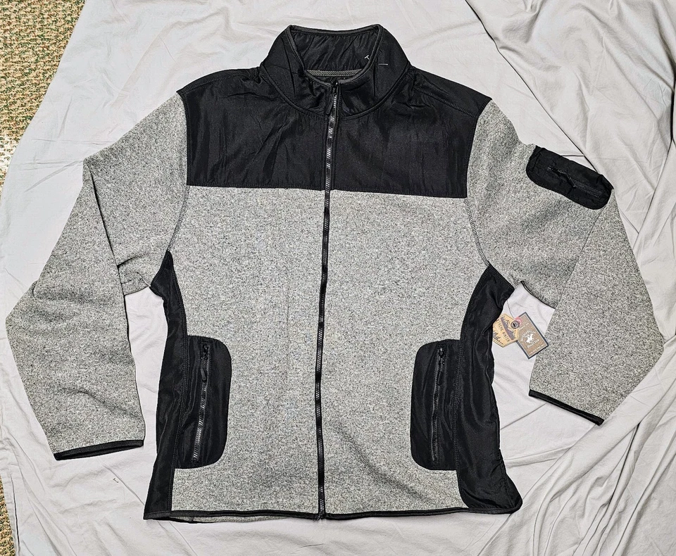 BEVERLY HILLS POLO CLUB Suéter Polar Cremallera Completa Chaqueta Xtreme Equipo de Invierno Nuevo con Etiquetas Foto 1 de 4