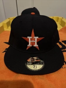 New Era 59FIFTY MLB Houston Astros Official On Field Fitted Hat - Size 7 1/2 🔥 - Picture 1 of 7