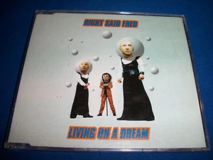 LIVING ON A DREAM RIGHT SAID FRED 6 track PROMO CD Single & Press Release UK - Picture 1 of 5