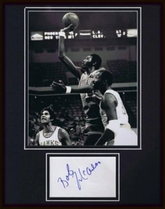 Bob McAdoo Signed Framed 11x14 Photo Display Braves - Picture 1 of 1