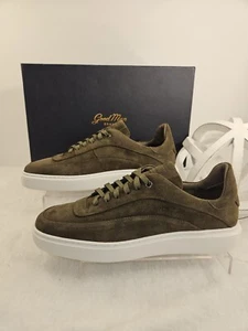 Zapatillas Mínimas Goodman Modernas Londres Verde Oliva Gamuza Marca Goodman Para Hombre 7.5 - Imagen 1 de 10