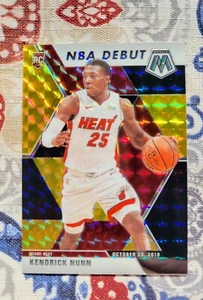 😳MINT 5/8 SSP Miami Heat Kendrick Nunn Mosiac Rookie Card rc RARE BLACK N GOLD - Bild 1 von 6