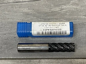 N62014 Niagaraschneider 1/2"", 1-1/4"" loc, 1/2"" Schaftdurchmesser, 3"" OAL, 5 Flöte - Bild 1 von 2
