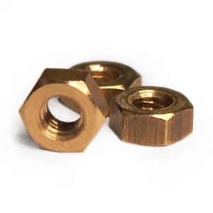Sechskantmuttern Messing DIN 934  M1 • M1,4 • M2 • M3 • M4  Muttern - Bild 1 von 4