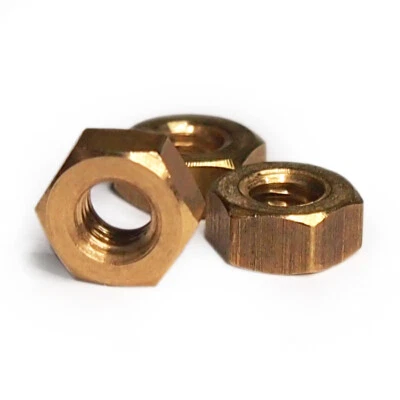 Sechskantmuttern Messing DIN 934  M1 • M1,4 • M2 • M3 • M4  Muttern - Bild 1 von 4