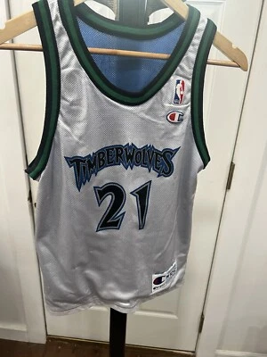 Camiseta deportiva reversible Granate Champion de Minnesota Timberwolves para niños talla M 10-12 Foto 1 de 4