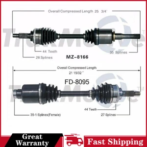 2x Front CV Axle Shafts SurTrack For Mazda Tribute Mercury Mariner Escape New - Picture 1 of 8