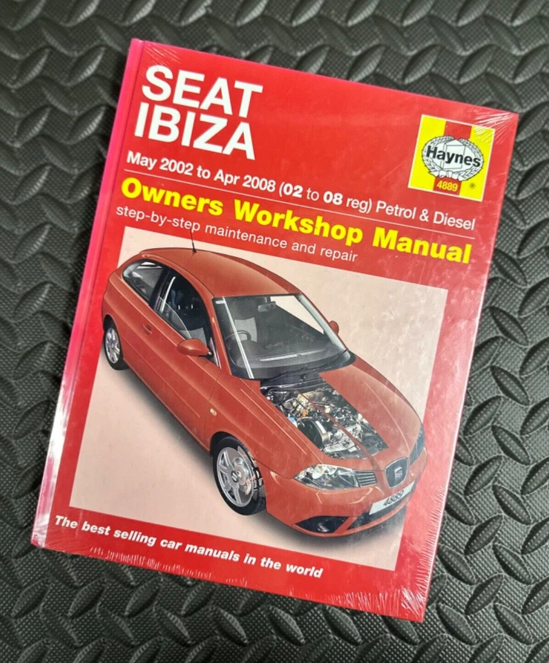 HB SEAT IBIZA 02-08 HAYNES WORKSHOP MANUAL NEW OLD STOCK 4889 FREE UK P&P - Image 1 of 1